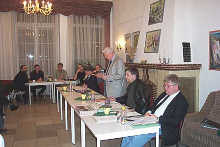 Dr. G&uuml;nter Peters h&auml;lt den Rechenschaftsbericht