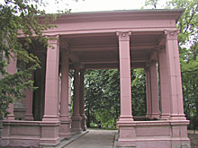 Nordansicht S&auml;ulenvorhalle nach Bauma&szlig;nahme