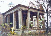 Nordwestansicht S&auml;ulenhalle vor Bauma&szlig;nahme