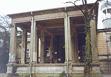 Westansicht S&auml;ulenhalle vor Bauma&szlig;nahme