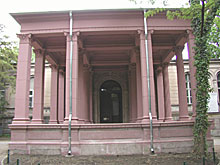 Westansicht S&auml;ulenvorhalle nach Bauma&szlig;nahme