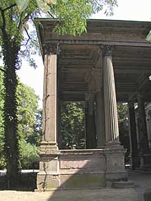 S&uuml;dansicht S&auml;ulenhalle vor Bauma&szlig;nahme