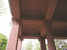 Deckenfeld S&auml;ulenvorhalle nach Bauma&szlig;nahme