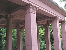 Decke und Kapitelle nach Bauma&szlig;nahme