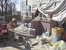 M&auml;rz 04 - Freitreppe / Altan