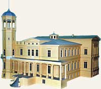 Modellansicht Schloss Biesdorf